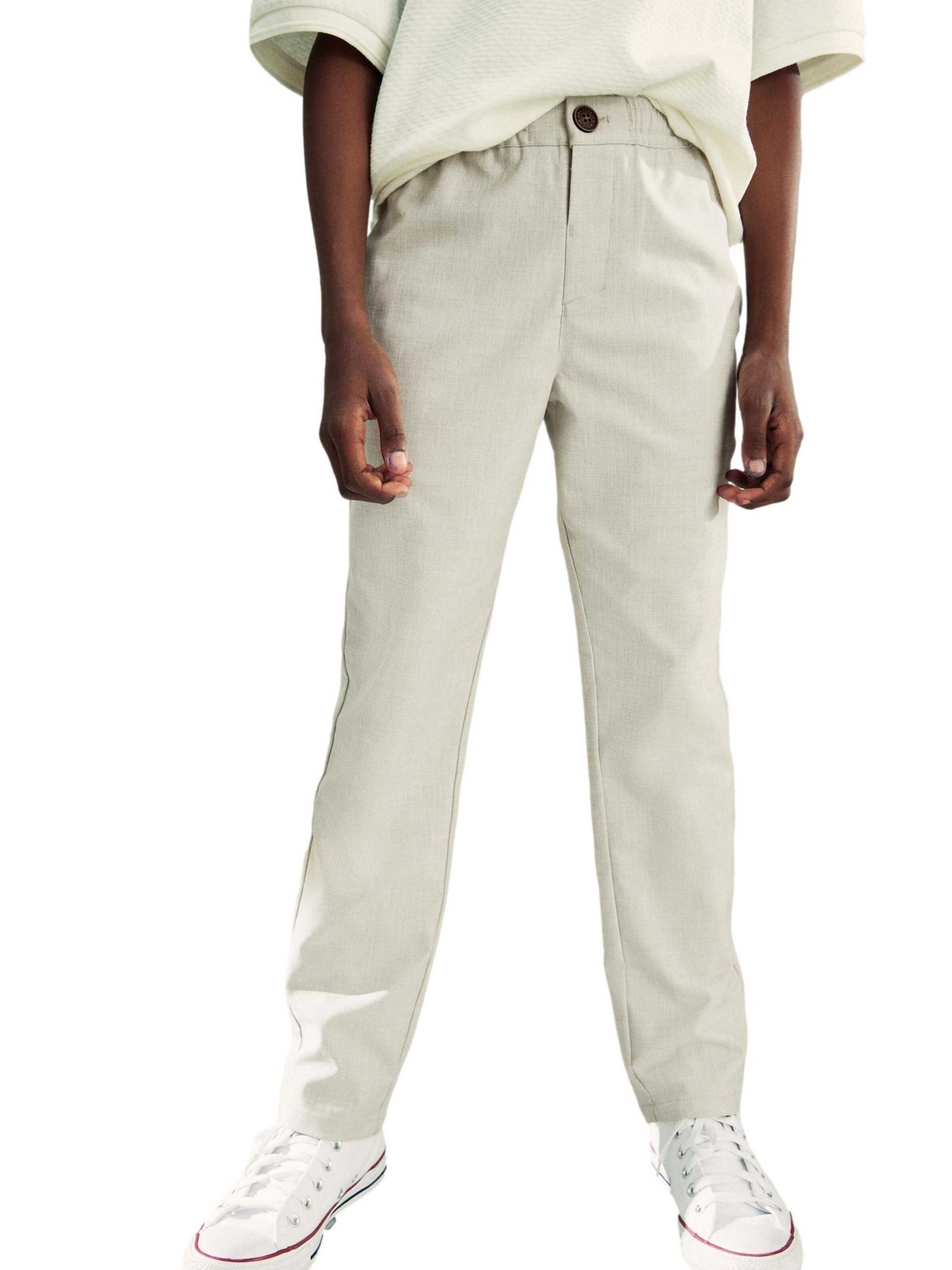 Next Štandardný strih Nohavice - Béžová: predná strana