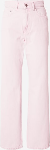 Dr. Denim - Pierna ancha Vaquero 'Echo' en rosa: frente