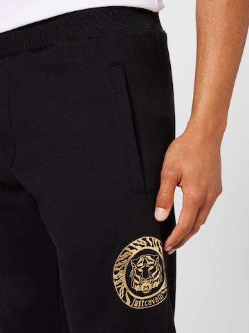 Just Cavalli Zwężany krój Spodnie w kolorze czarny