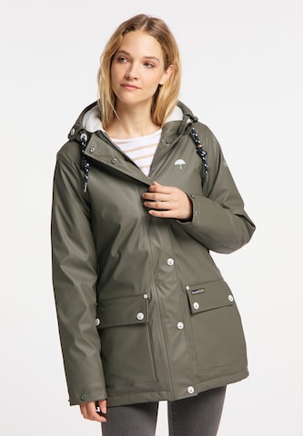 Schmuddelwedda Weatherproof jacket in Green: front