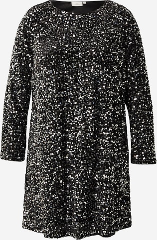 ONLY Carmakoma Cocktailmekko 'CARDAIZA' värissä musta: etupuoli