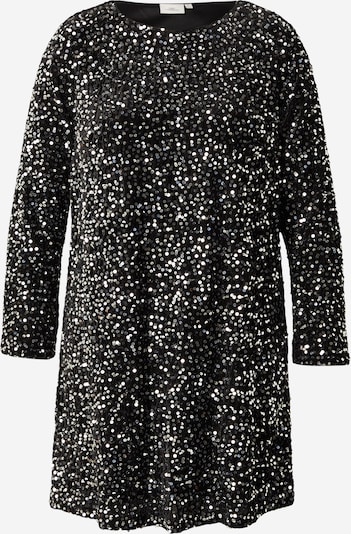 ONLY Carmakoma Kleid 'CARDAIZA' in schwarz / silber, Produktansicht