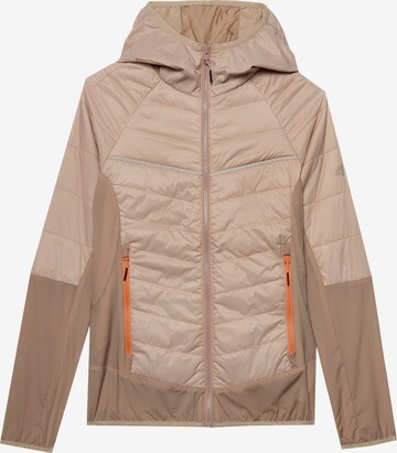 4F Outdoor Jacket in Beige: front