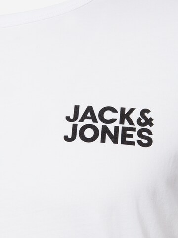JACK & JONES Rövid pizsama - fehér