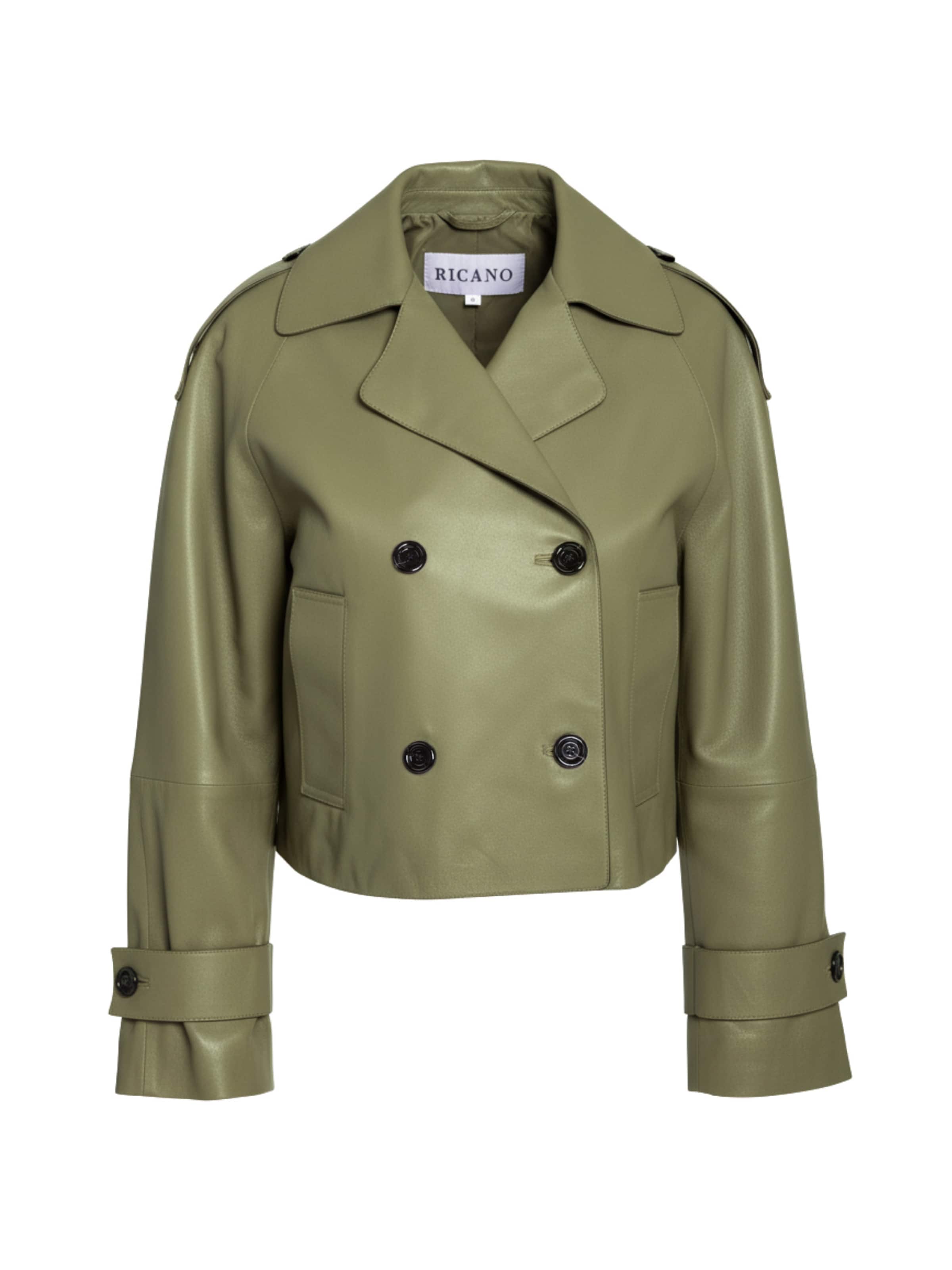 Veste mi-saison 'Yvette' RICANO en vert : devant