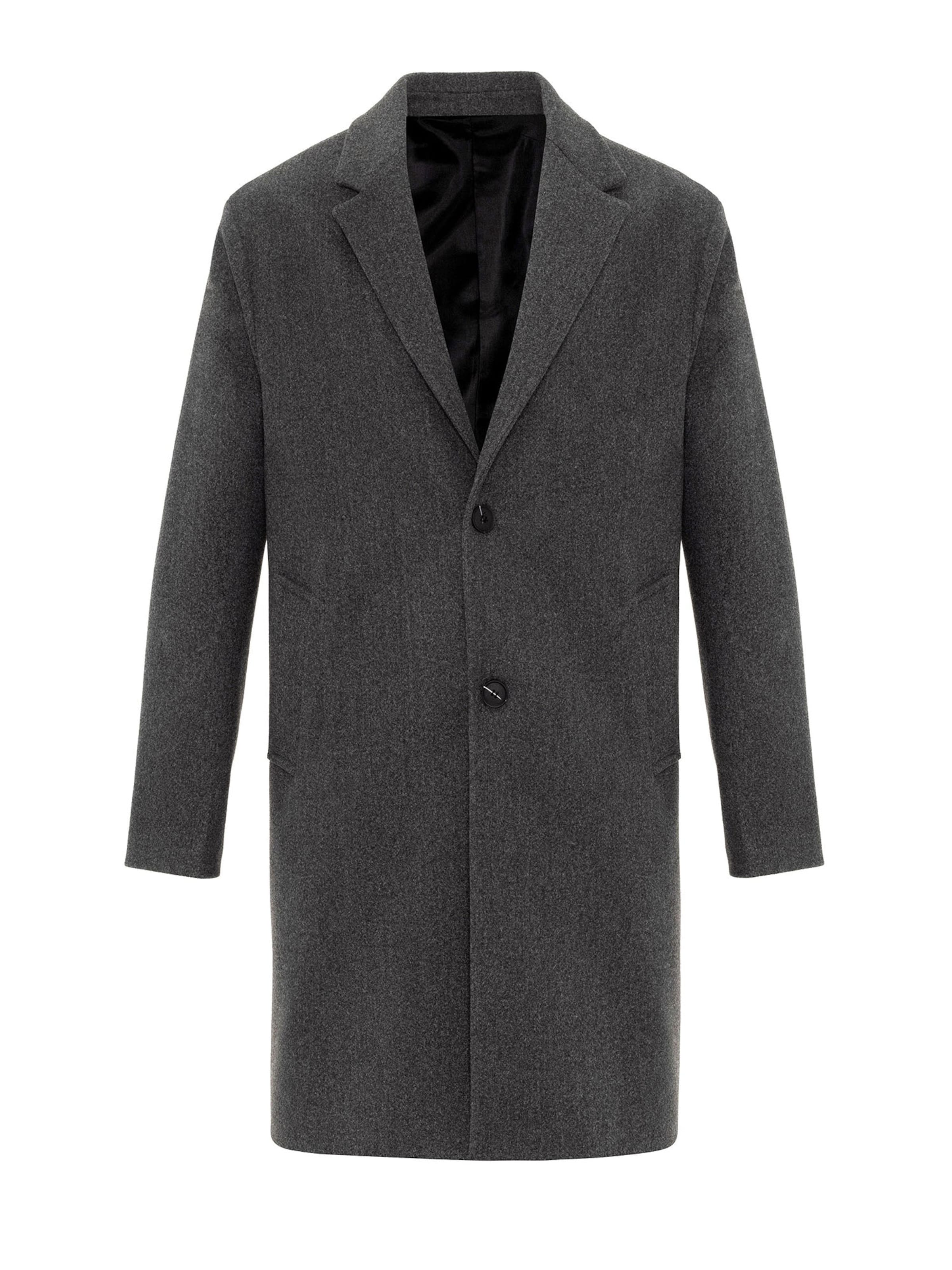 Antioch Between-seasons coat in Grey: front