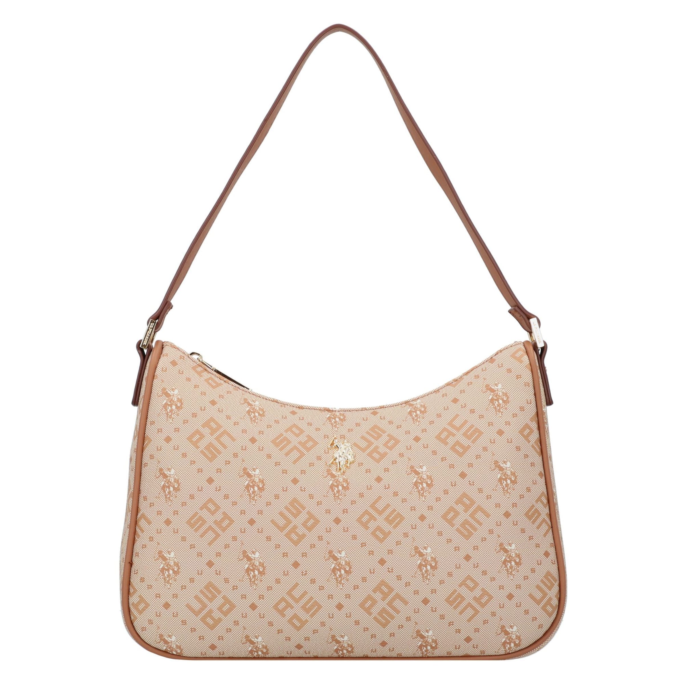 Sac bandoulière 'New Hampton' U.S. POLO ASSN. en marron : devant