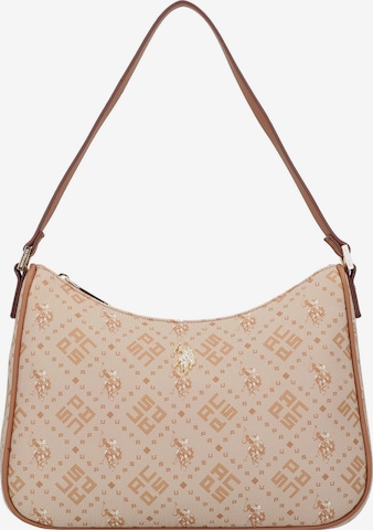 Sac bandoulière 'New Hampton' U.S. POLO ASSN. en marron : devant