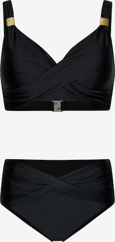 Pastunette Bikini 'Bikini' in Black: front