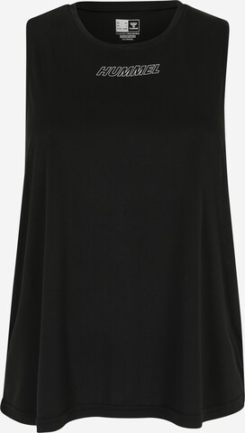 Hummel Sports Top in Black: front