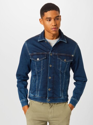 Pepe Jeans Between-season jacket 'PINNER' in Blue: front