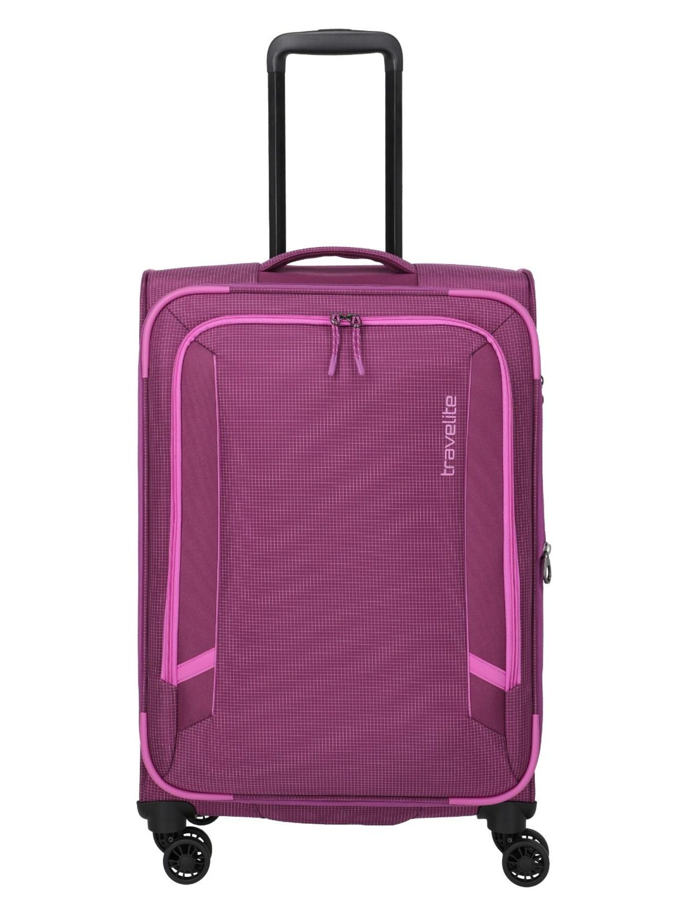 TRAVELITE Kufr – pink: přední strana