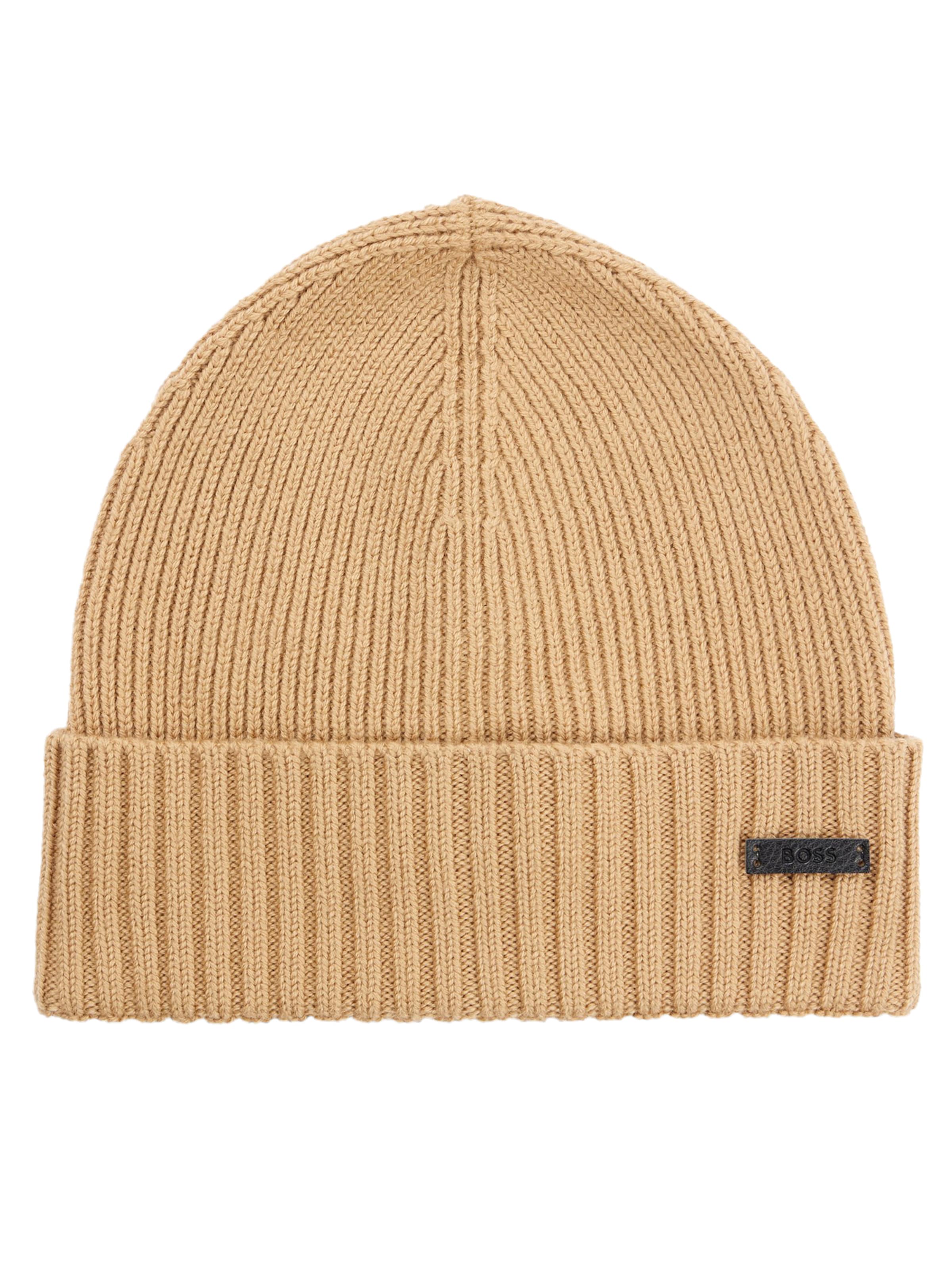 BOSS Muts 'Fati' in Beige: voorkant