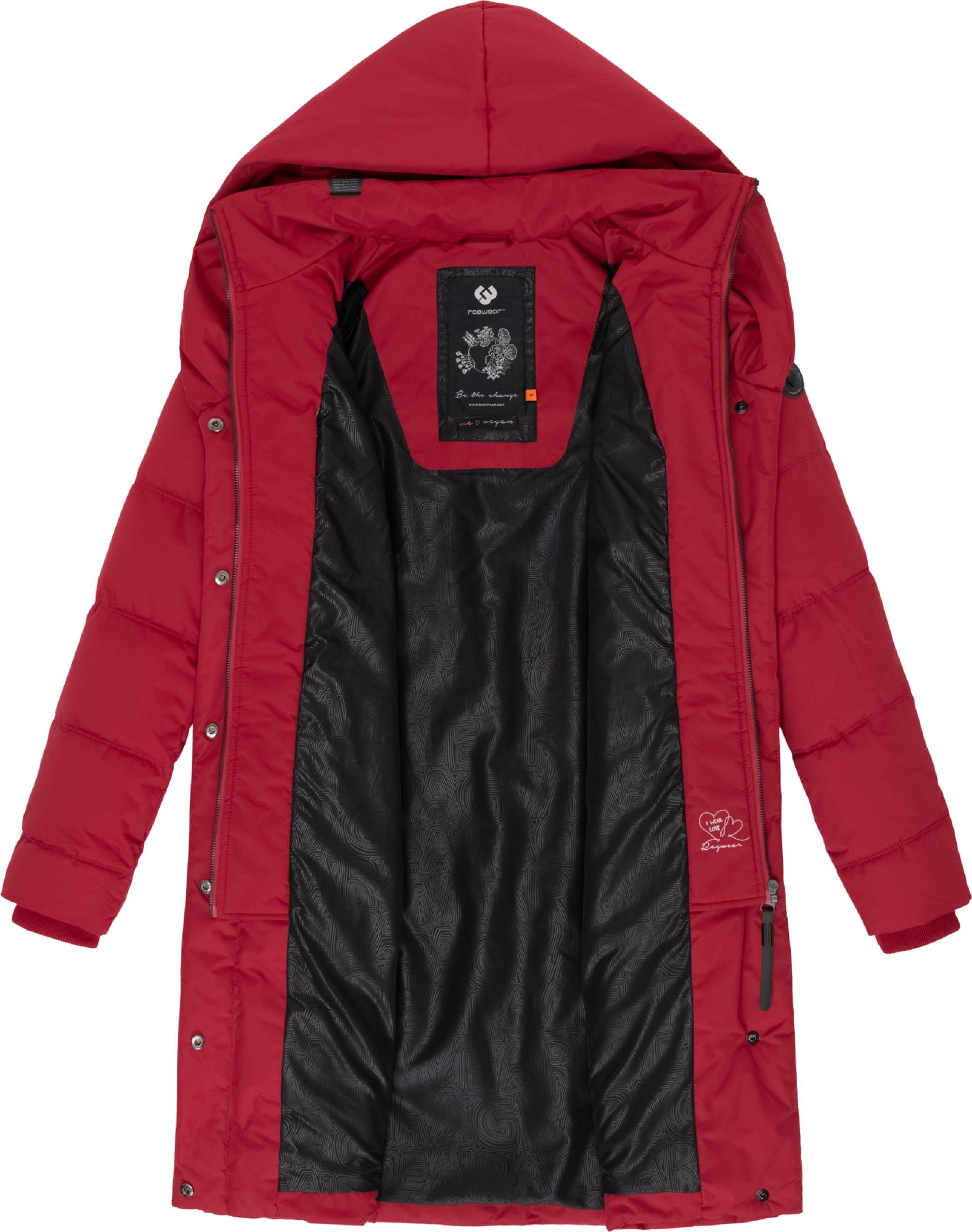 Ragwear Zimný kabát 'Natalka' - Červená