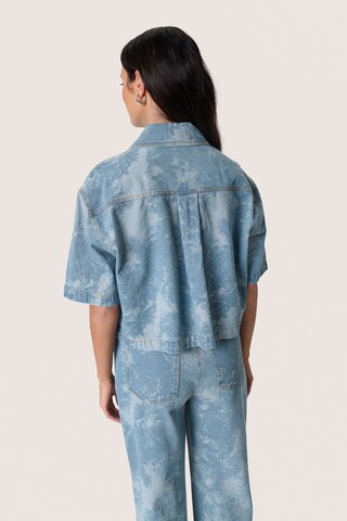 SOAKED IN LUXURY Blouse 'SLAltea' in Blue