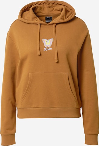 RVCA Sweatshirt in Brown: front