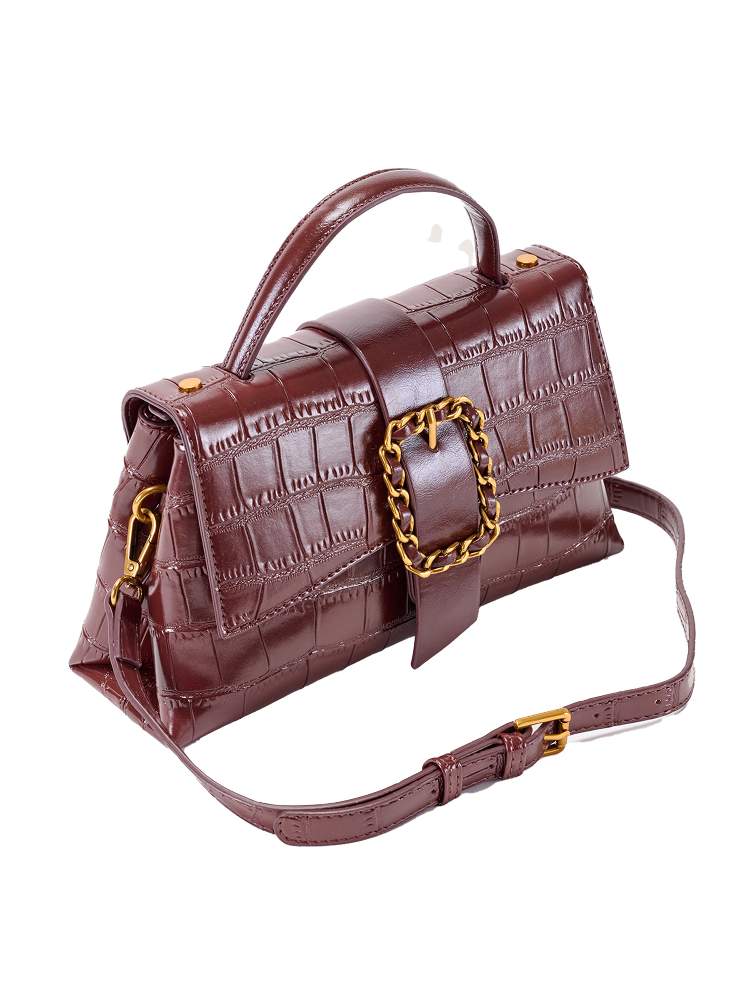 Camomilla Italia Handbag in Purple: front