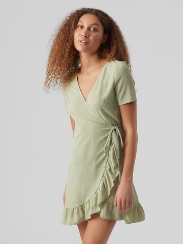 Robe 'HAYA' VERO MODA en vert : devant