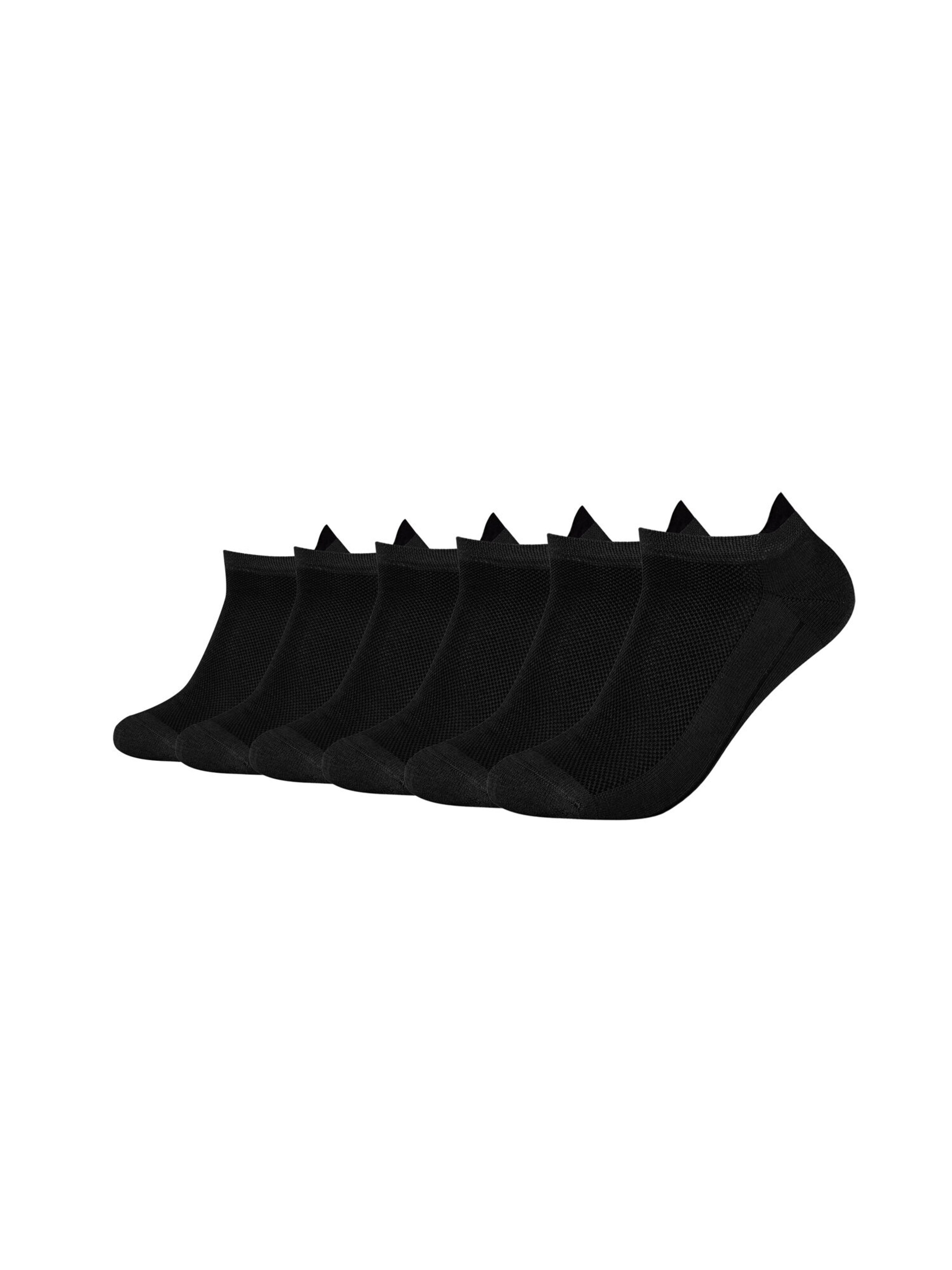 camano Socks in Black: front