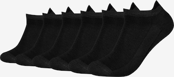 camano Socks in Black: front