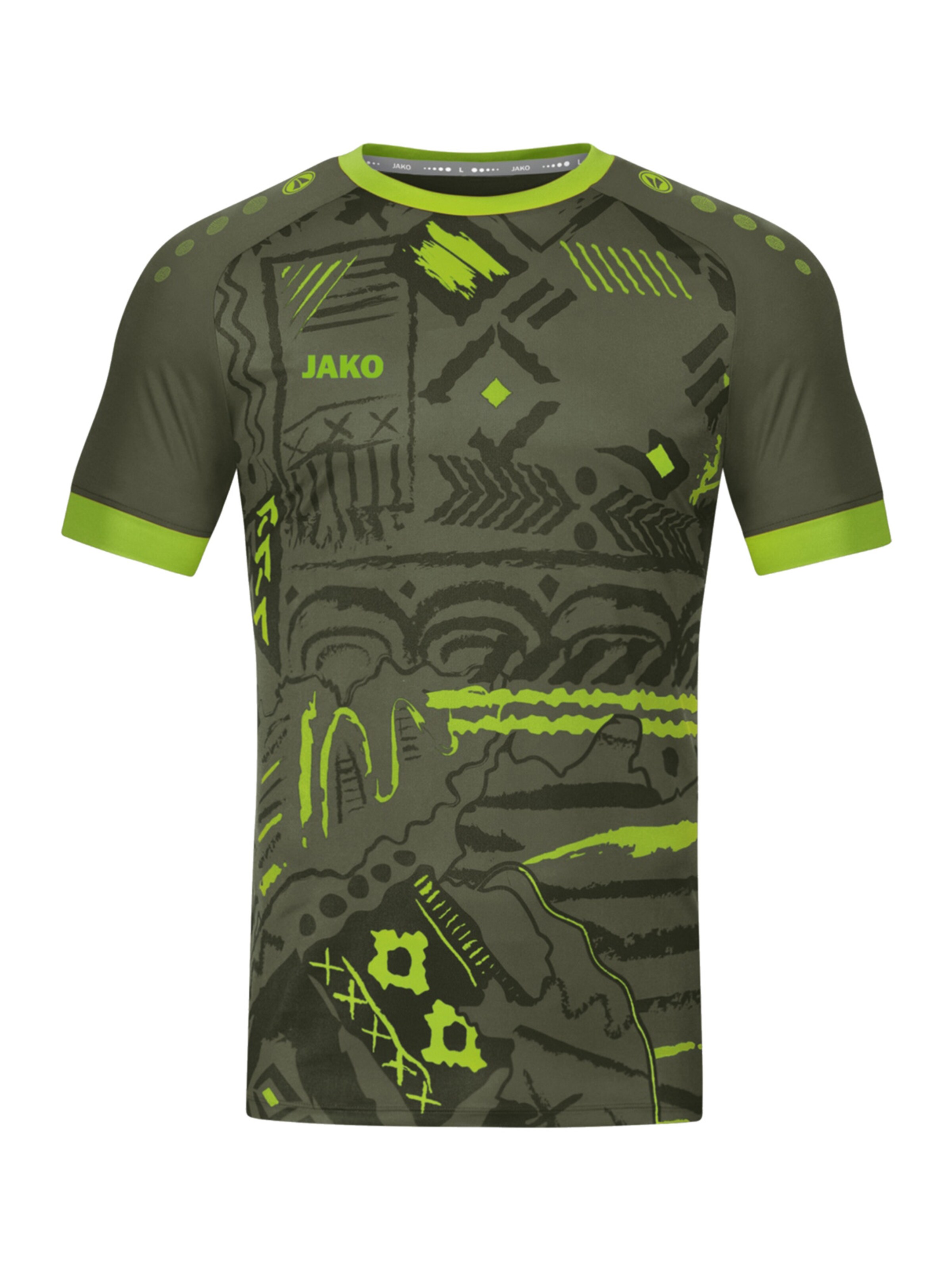 JAKO Funktionsshirt 'Tropicana' in Grün: Vorderseite