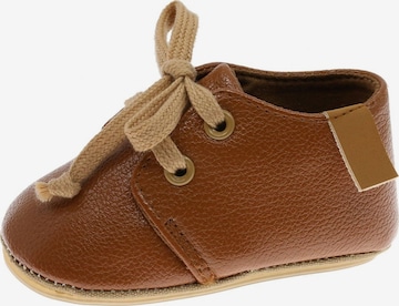 Beppi First-step shoe 'Babuche' in Brown: front