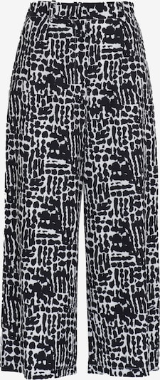 Influencer Pantalon en noir / blanc, Vue avec produit