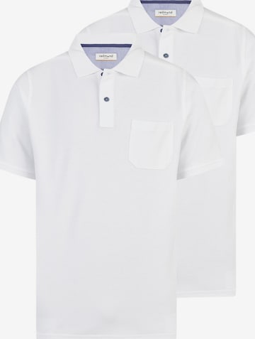 redmond Shirt 'Basic' in Weiß: Vorderseite