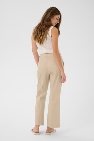 Cream Regular Pleated Pants 'CRGia' in Grey