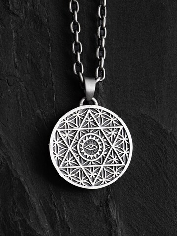 REYTEL Παντατίφ 'FLOWER OF LIFE' σε ασημί