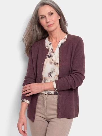 Cardigan Goldner en violet : devant