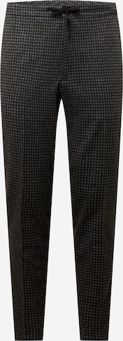 Pantaloni con piega frontale 'Neil' di Oscar Jacobson in nero: frontale