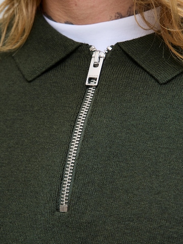Pull-over 'JJEEMIL' JACK & JONES en vert