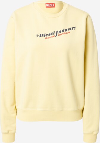 DIESEL Sweatshirt 'F-REGGY-IND' i grön: framsida