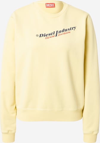 DIESEL Sweatshirt 'F-REGGY-IND' in Green: front