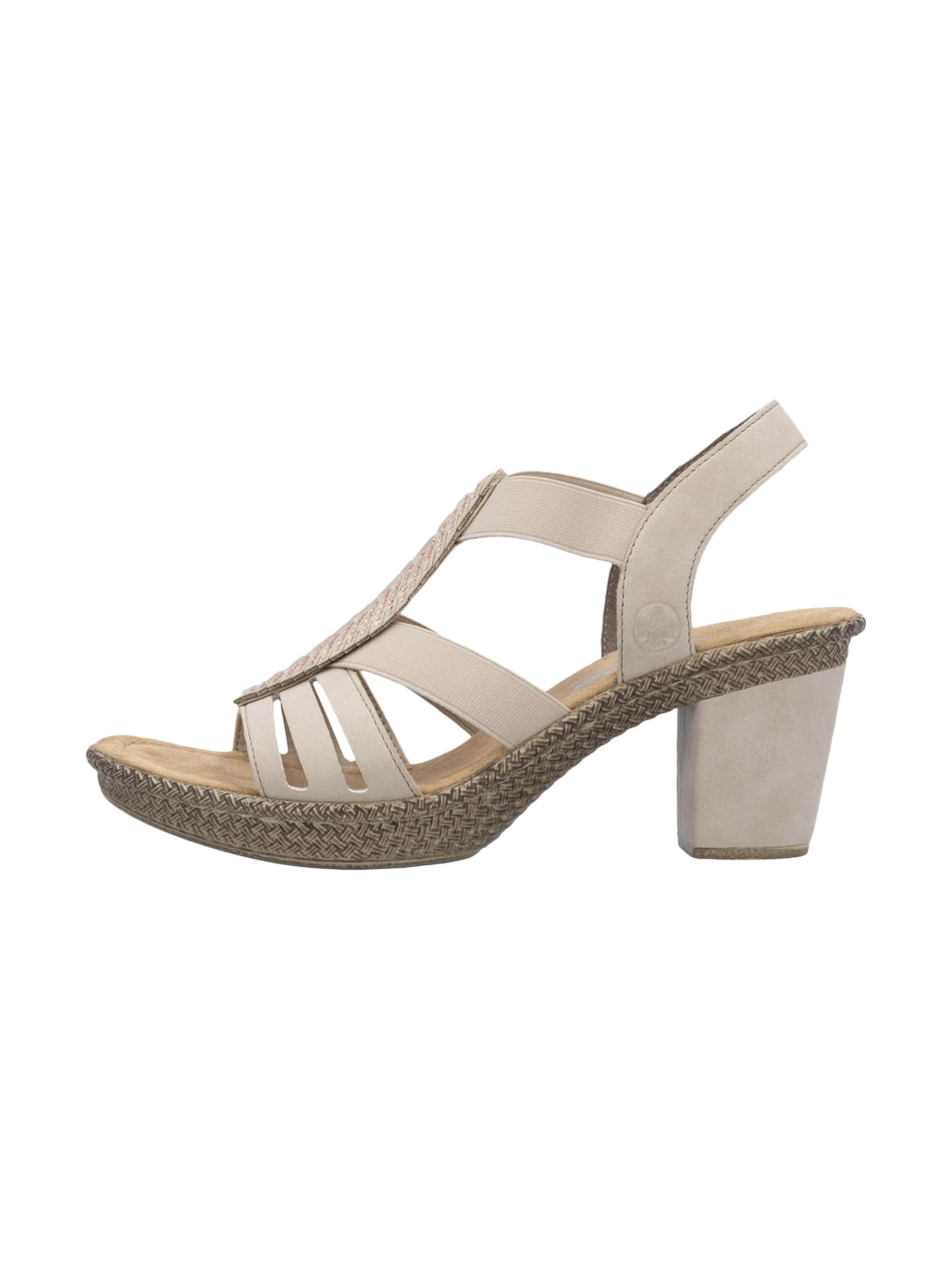 Rieker Sandaal in Beige: voorkant