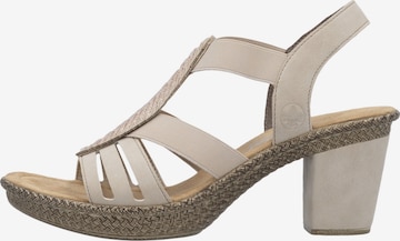 Rieker Sandale in Beige: Vorderseite