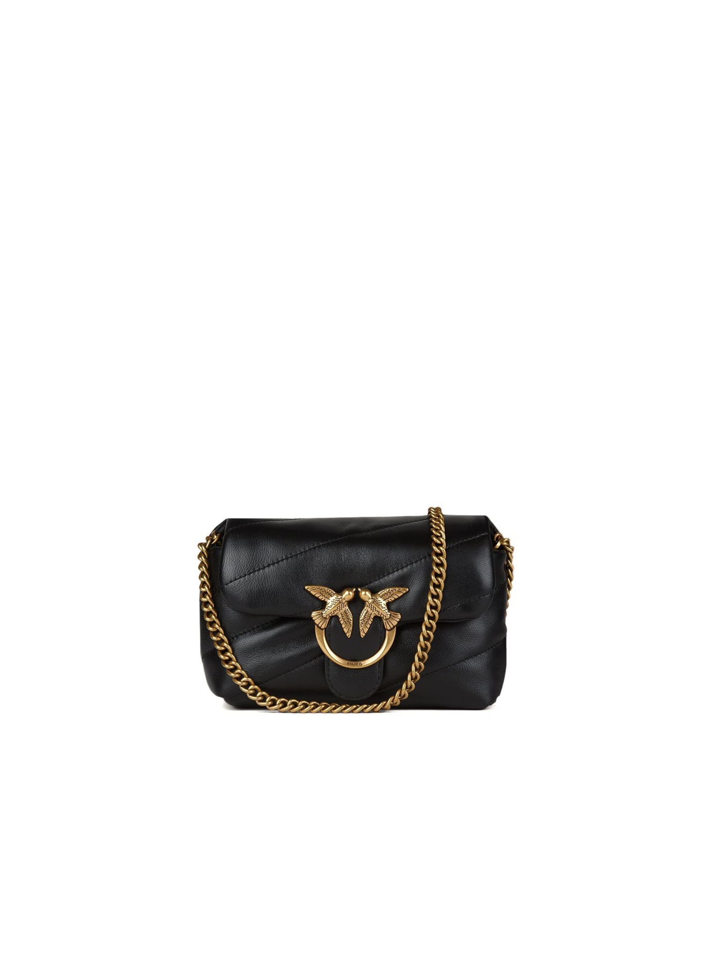 PINKO - Bolso de hombro 'LOVE BABY' en negro: frente