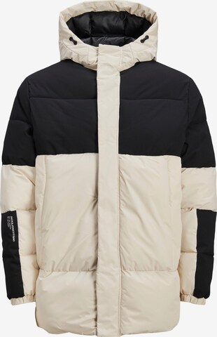 JACK & JONES Winterjas 'FORCE' in Beige: voorkant