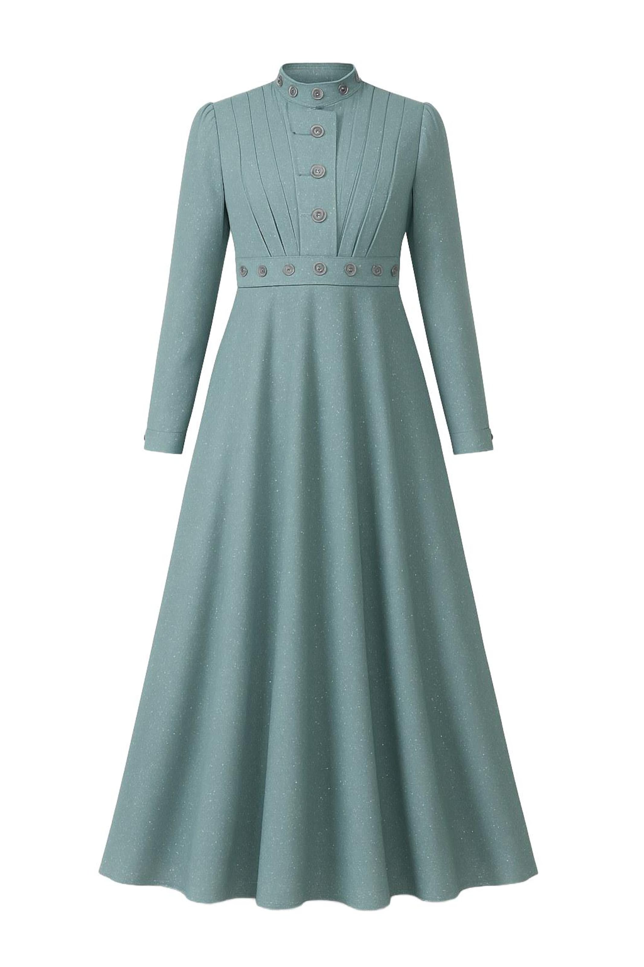 MODAMIHRAM Jurk in Groen: voorkant