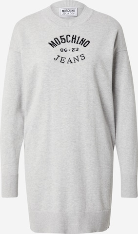 Moschino Jeans Neulemekko värissä harmaa: etupuoli