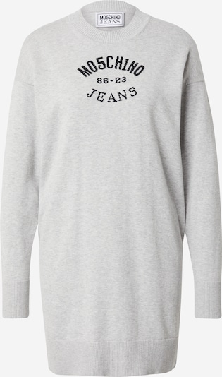 Rochie tricotat Moschino Jeans pe gri amestecat / negru, Vizualizare produs