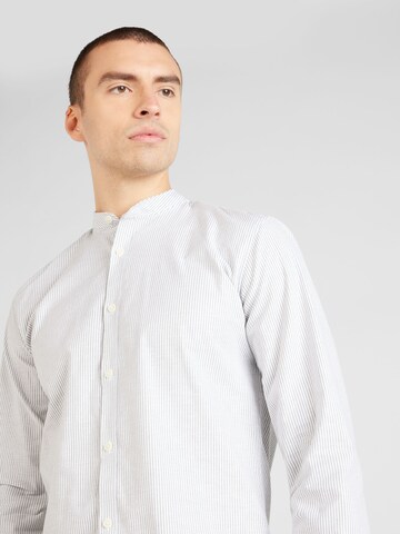 Coupe regular Chemise 'Manderin' Lindbergh en blanc