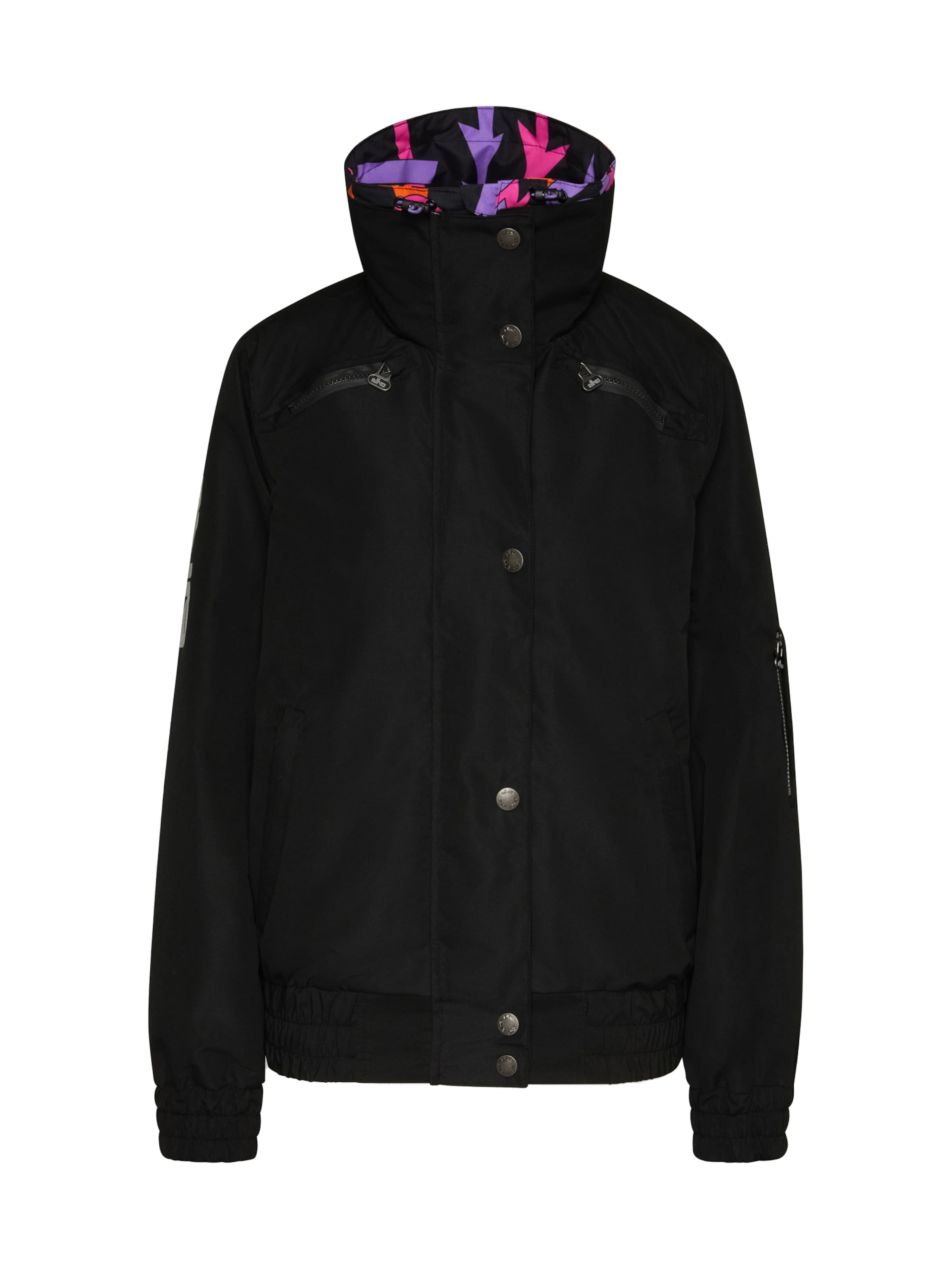 elho Sportjacke 'Engelberg 89' in Schwarz: Vorderseite