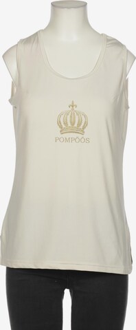 POMPÖÖS Top & Shirt in S in White: front