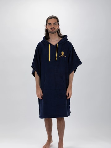 Pacifique Sud Athletic Robe 'Surf' in Blue: front