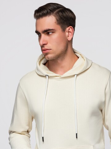 Sweat-shirt Ombre en beige