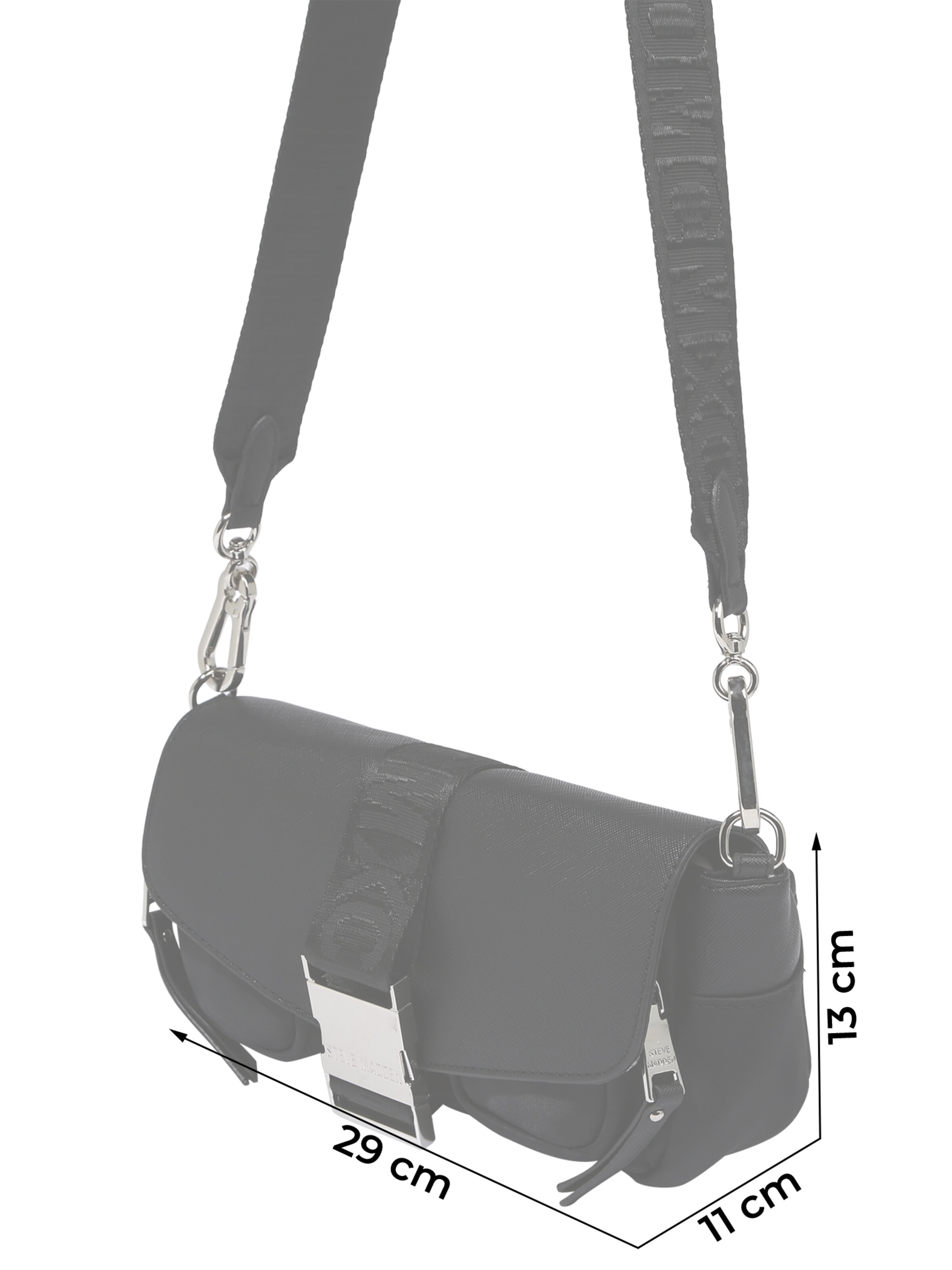 Frauen Taschen & Rucksäcke STEVE MADDEN Tasche 'MOVE' in Schwarz - CW12606 Frauen Taschen & Rucksäcke STEVE MADDEN Tasche 'MOVE' in Schwarz - CW12606