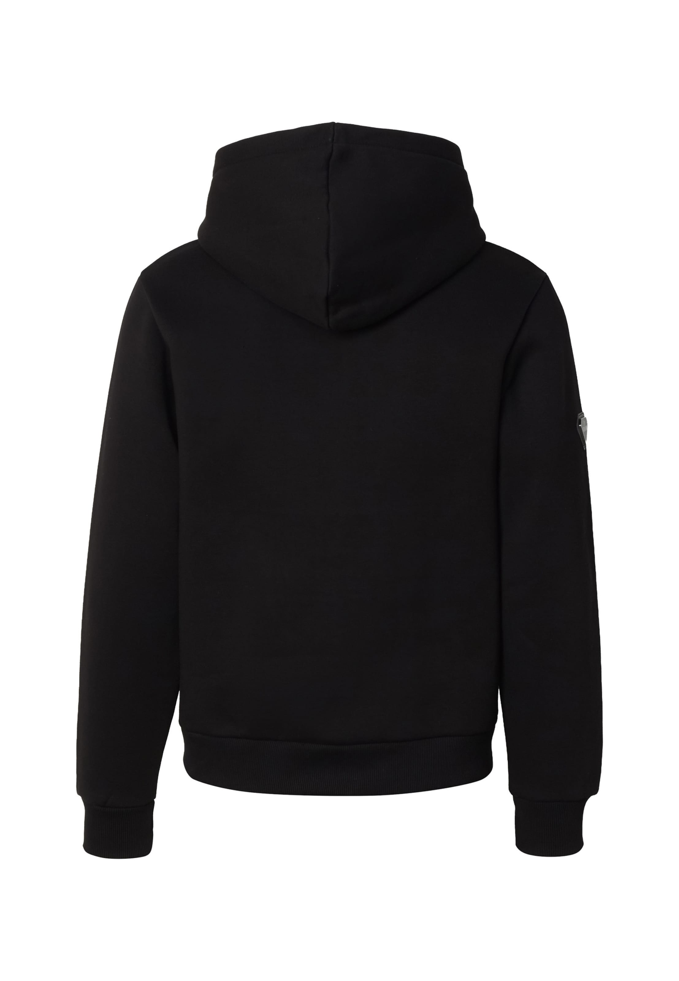 2Y Premium Sweatjacke in Schwarz
