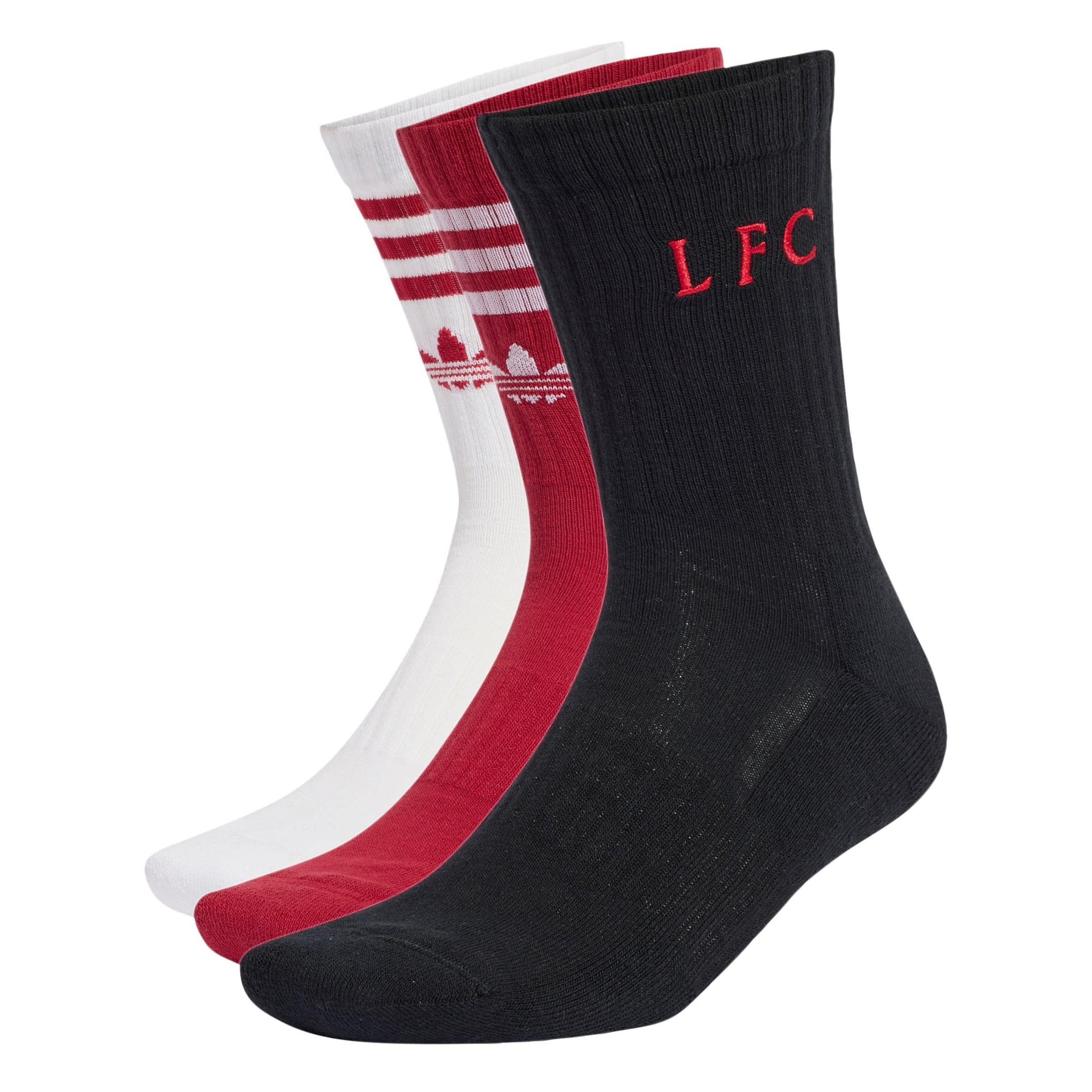 ADIDAS PERFORMANCE Chaussettes 'Liverpool FC' en 37-39 en rouge / noir / blanc, Vue avec produit